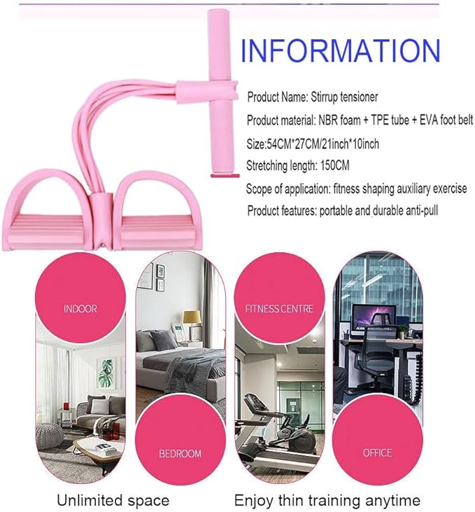 Sakerplus® Multifunction Elastic Yoga Resistance Band