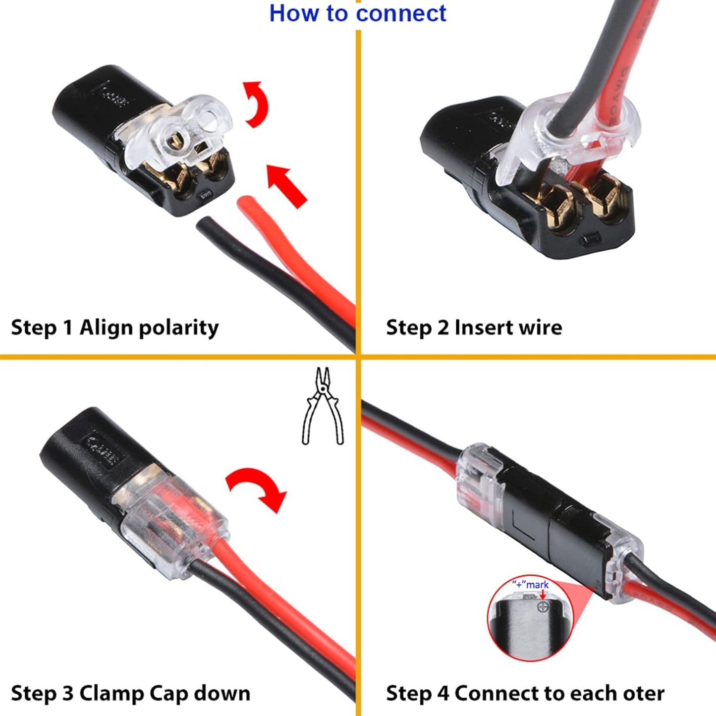 Sakerplus® Low Voltage Wire Connector Plug