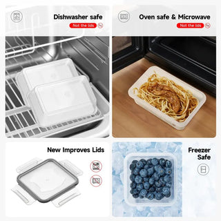 Sakerplus® Essential Food Storage Container Set