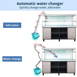 Sakerplus® Electric Aquarium Gravel Cleaner with Filter