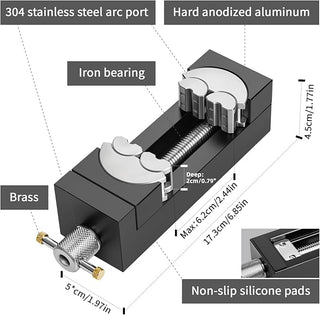 Sakerplus® Smart Self-Adjusting Mini Vise Clamp