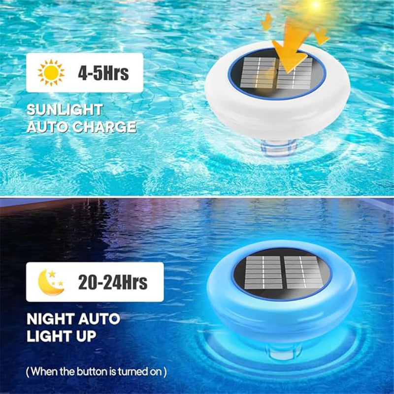 Sakerplus Solar Pool Ionizer with LED Light