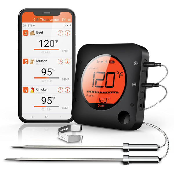 Sakerplus® Wireless Bluetooth Meat Thermometer