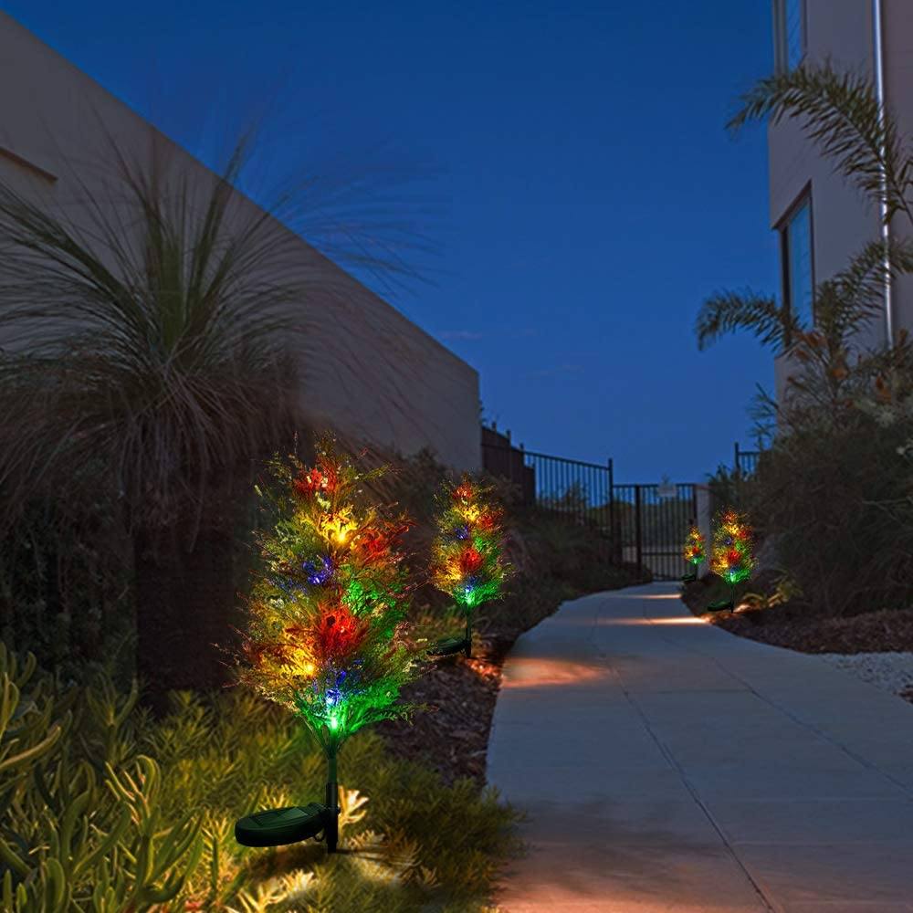 Decor Trees LED Solar Lights, 2PCS