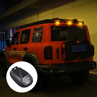 Sakerplus® Solar Car Roof RGB Strobe Light