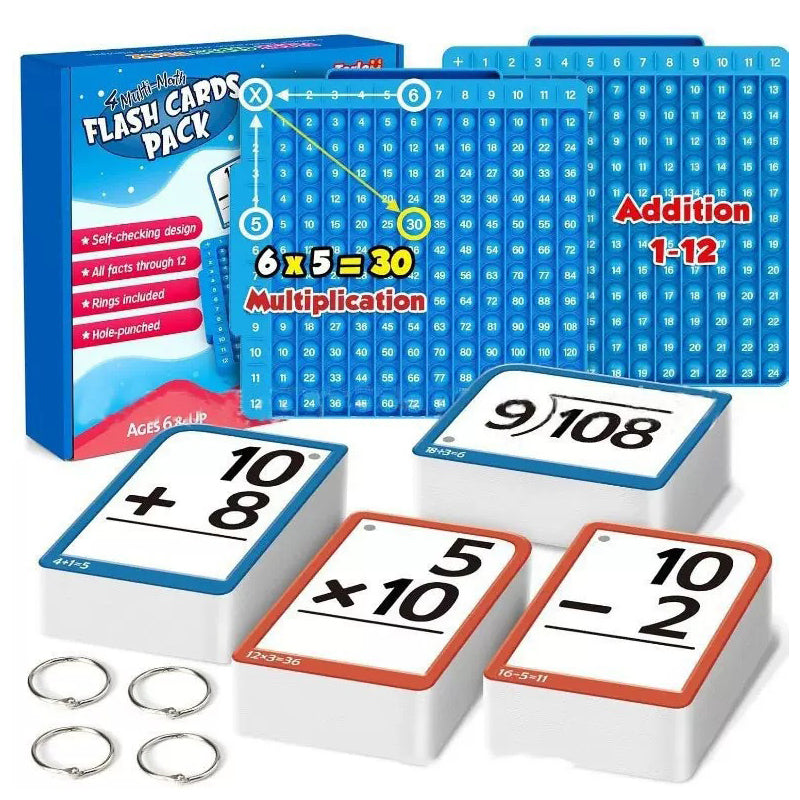 Sakerplus® Math Flash Cards Learning Set