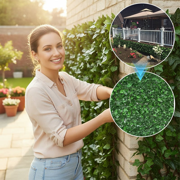 Sakerplus® Expandable Artificial Faux Ivy Privacy Fence