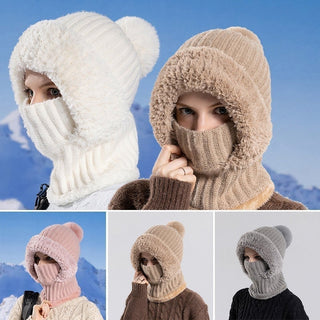 Sakerplus® Full Face Knit Hood Hat
