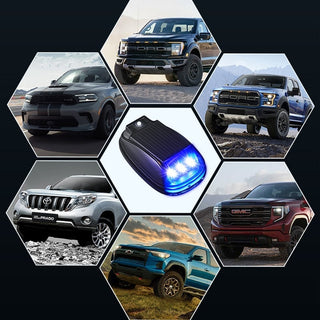 Sakerplus® Solar Car Roof RGB Strobe Light