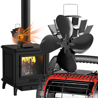 Sakerplus® Heat Powered Wood Stove Fan