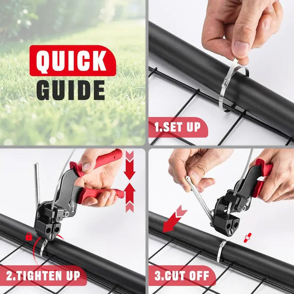 Sakerplus® Heavy Duty Stainless Steel Tie Gun Kit