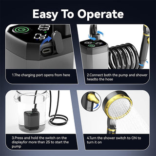 Sakerplus Portable Shower for Camping