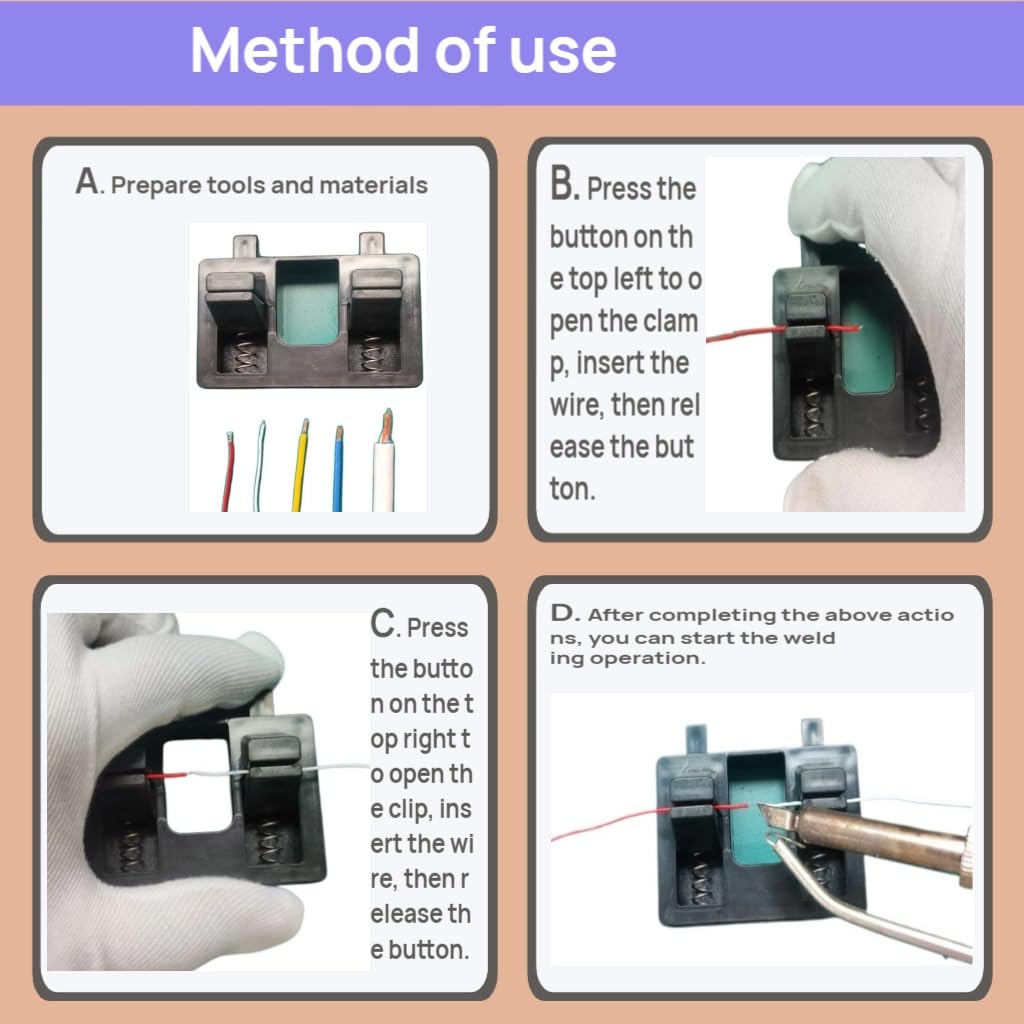Sakerplus Electric Wire Welding Holder Set