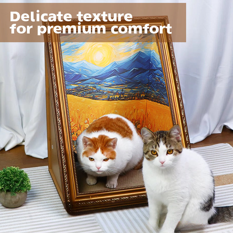 Sakerplus Art Frame Cat Bed House