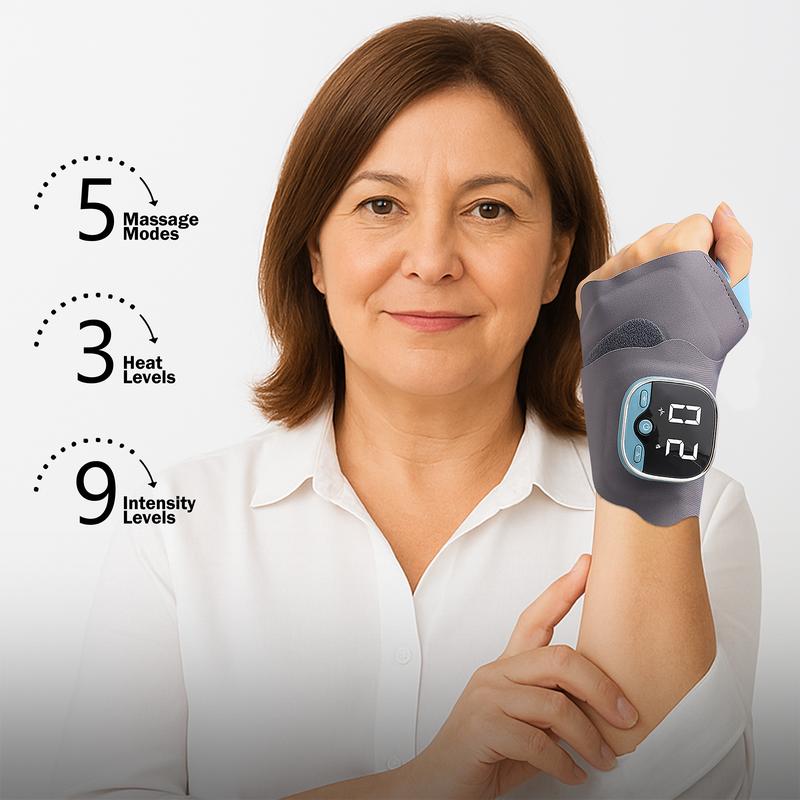 Sakerplus® Heated Wrist Wrap Massager for Carpal Tunnel