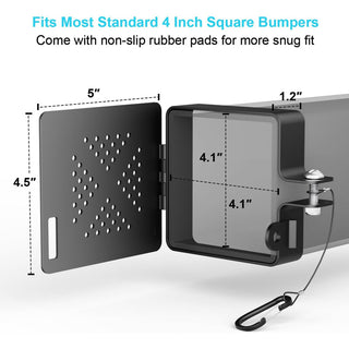 Sakerplus Aluminum RV Bumper End Cap Set