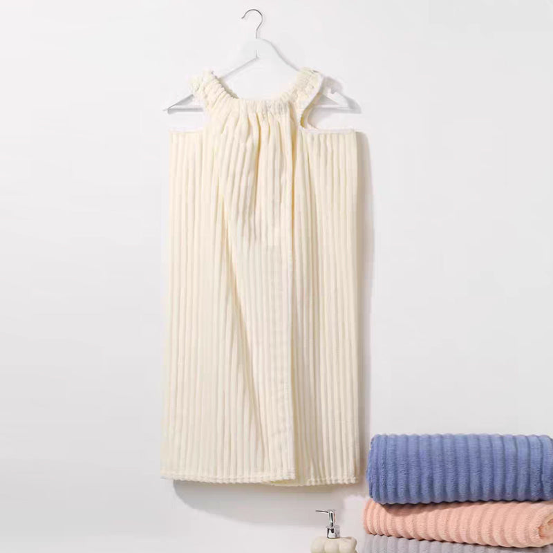 SAKER® Wearable Coral Soft Bath Towel