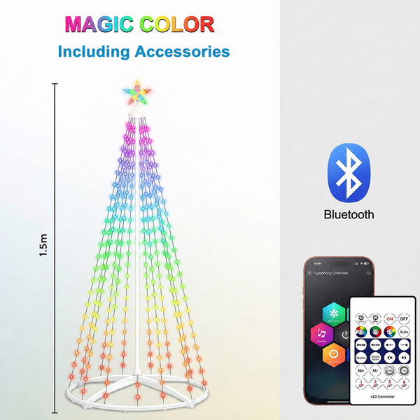 Sakerplus® RGB DIY Christmas Tree Light