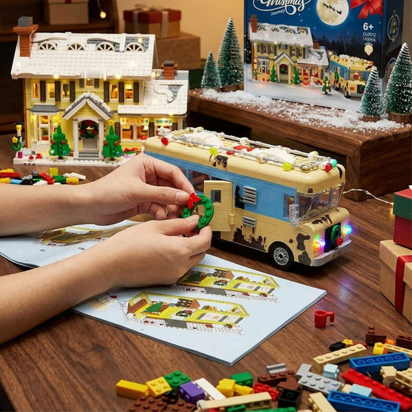 Sakerplus® Christmas Village House RV Building Set