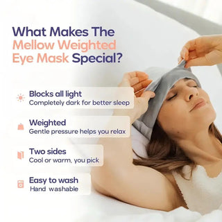 Sakerplus® Weighted Eye Mask For Deep Sleep