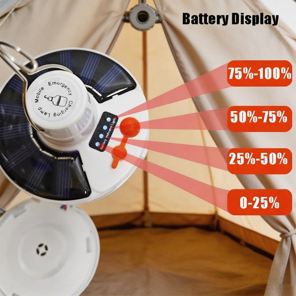 Sakerplus® Rechargeable Camping Lantern with Hook