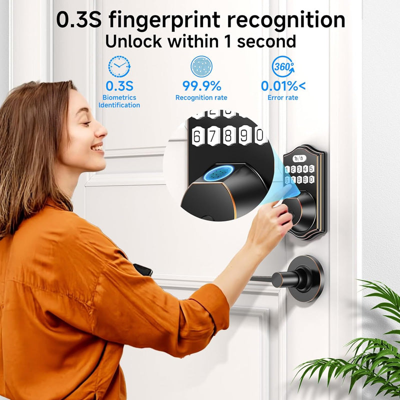 Sakerplus Fingerprint Door Lock
