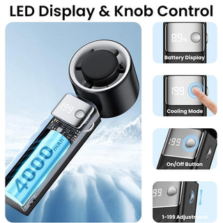 Sakerplus Foldable USB Rechargeable Handheld Fan