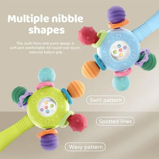 Sakerplus® Baby Grip Rattle Stick Sensory Toy