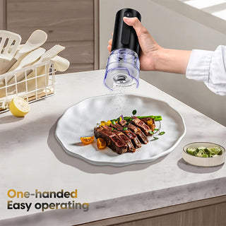 Sakerplus Rechargeable Electric Salt Pepper Grinder Set