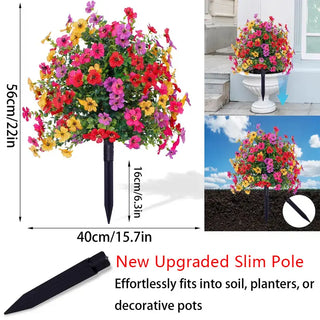 Sakerplus® Artificial Faux Flowers Garden Decoration