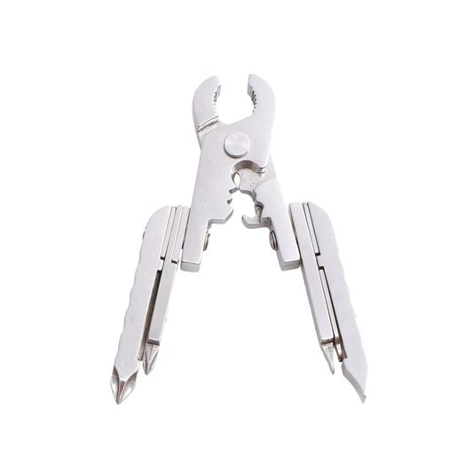 Hirundo 15 in 1 Multi-tool Pliers Tool Keychain Stainless Steel Combination EDC Tool