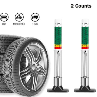 Sakerplus® Tire Tread Depth Gauge Universal