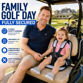 Sakerplus® Universal Golf Cart Child Safety Seat