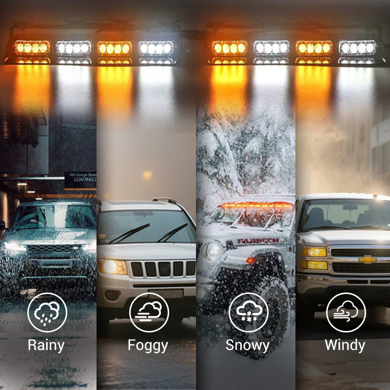 Sakerplus Emergency Strobe Windshield Lights