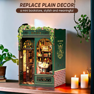 Sakerplus Mini Bookstore DIY Kit Decor