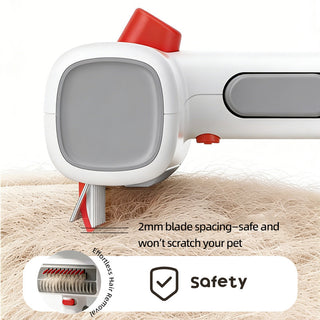 Sakerplus® Rotating Blade Pet Dematting Grooming Brush
