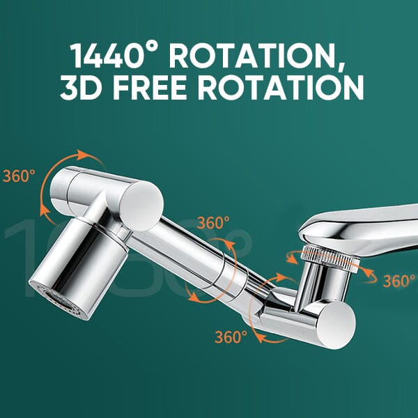 SAKER® 1440° Large-Angle Rotating Splash Filter Faucet