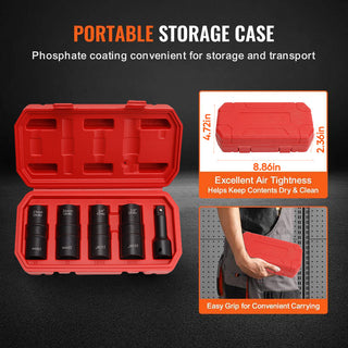 Sakerplus Flip Socket Set for Lug Nuts