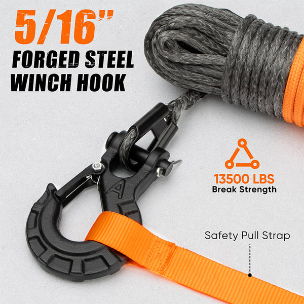 Sakerplus® Heavy Duty Synthetic Winch Rope