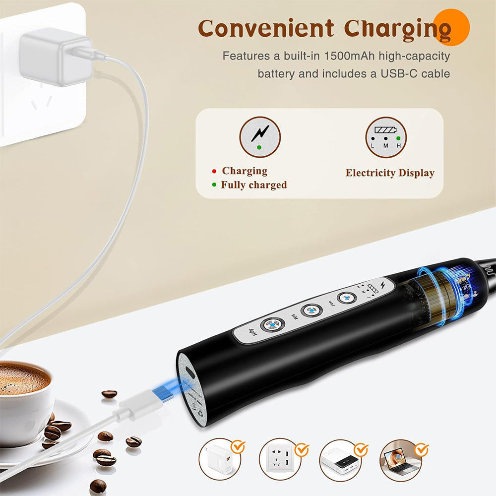 Sakerplus Rechargeable Electric Milk Frother