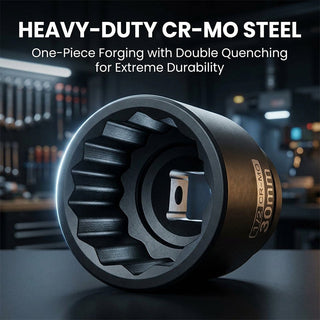 Sakerplus®  Heavy Duty 12-Point Impact Socket