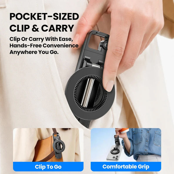 Sakerplus® Foldable Dual-Sided Magnetic Phone Stand