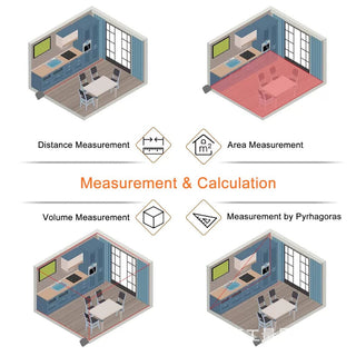 SAKER® Laser Tape Measure 40M