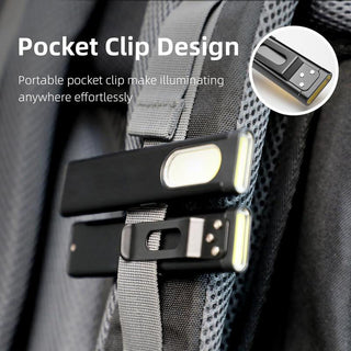 Sakerplus Compact Rechargeable Pocket Flashlight