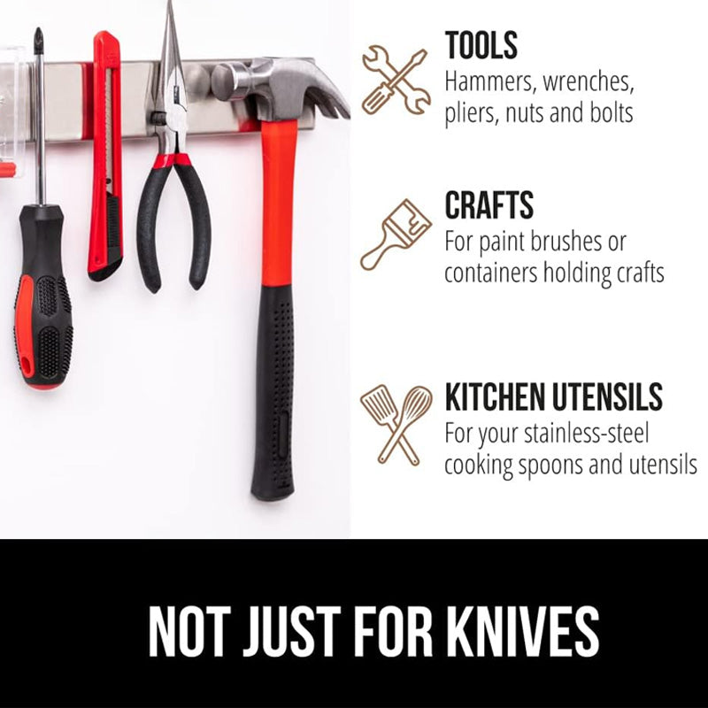 Sakerplus Magnetic Stainless Steel Knife Holder