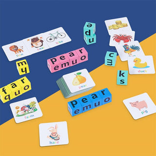 Sank Wooden CVC Word Spelling Games