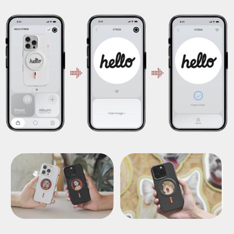 Sakerplus Smart E-Ink Display Phone Case