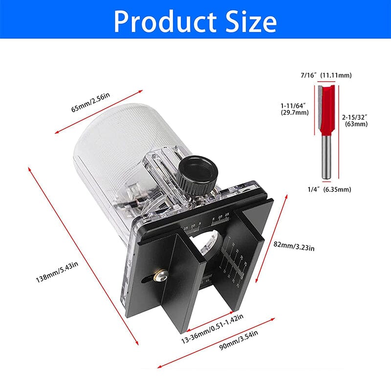 SAKER® Wood Router Slotting Locator