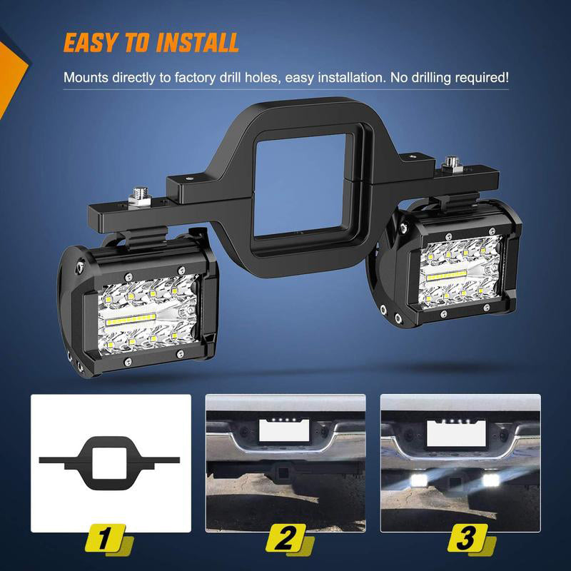 Sakerplus Car LED Work Light Kit