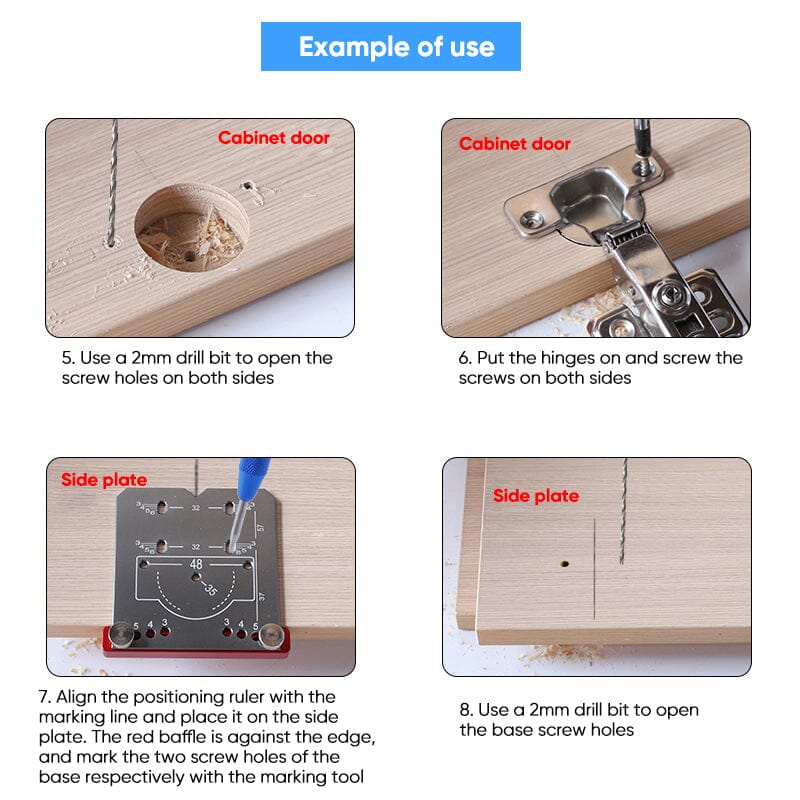 SAKER® Hinge Mounting Guide